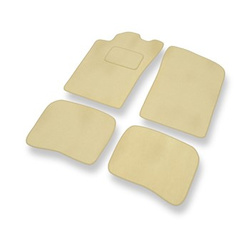 Velours automatten voor Toyota Corolla VIII Hatchback, Stationwagen, Liftback, Sedan (1997-2002) - beige