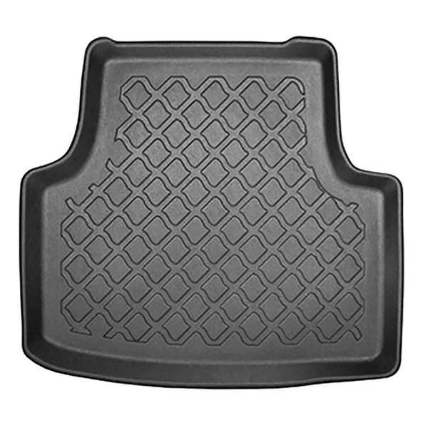 Set kofferbakmat en automatten TPE op maat gemaakt voor: Skoda Octavia III 5E Crossover (05.2013-05.2020) - bovenste bagageruimte; multifunctionele vloer in de hoogste stand