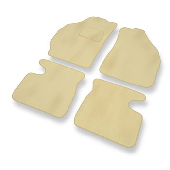 Velours automatten voor Daewoo Matiz Hatchback (1998-2008) - beige