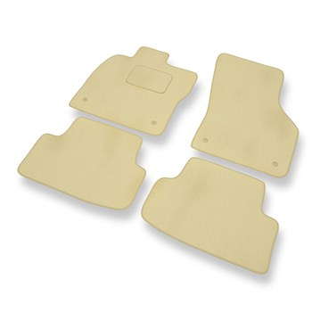 Velours automatten voor Audi A3 III 8V (2012-2020) - beige