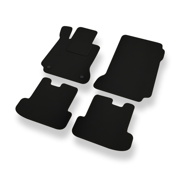 Vilten automatten voor Mercedes-Benz E Klas C207 Coupé (2009-2016) - zwart