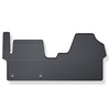 Rubberen matten voor de Peugeot Expert III Bestelwagen (2020-....) - zwart - 1 stuk