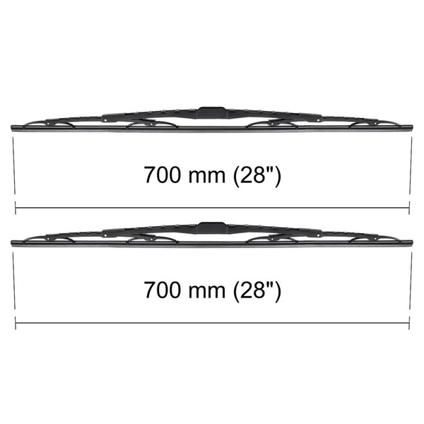 Auto ruitenwissers op de voorruit voor Seat Alhambra I Bestelwagen (03.1996-02.2000) - standaard bladen