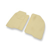 Velours automatten voor Ford Fusion I MPV (2002-2005) - beige
