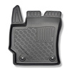 Set kofferbakmat en automatten TPE PREMIUM op maat gemaakt voor: Toyota Corolla XII E210 Hatchback (02.2019-....) - bovenste bagageruimte; voor auto's met dubbele bodem in de bagageruimte; ook voor de hybride