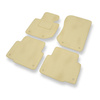 Velours automatten voor BMW 3 M3 II E36 (1992-1999) - beige