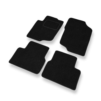 Vilten automatten voor Peugeot 207 Hatchback, Cabriolet, SW (2006-2012) - zwart