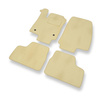 Velours automatten voor Opel Astra G Caravan, Coupé, Hatchback, Cabriolet, Sedan (1998-2009) - beige