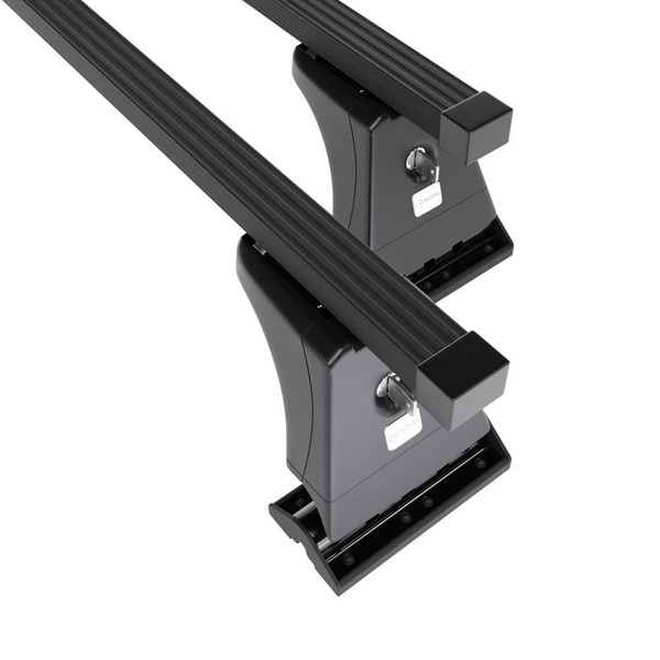 Basisrek voor het autodak voor Mitsubishi ASX SUV (2010-2021) - zwart Imperiaal - bevestigingspunten - Staal