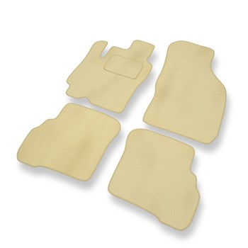 Velours automatten voor Hyundai Atos II (2004-2008) - beige