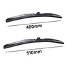 Auto ruitenwissers op de voorruit voor Toyota MR2 Coupé (1989-05.2006) - hybride bladen