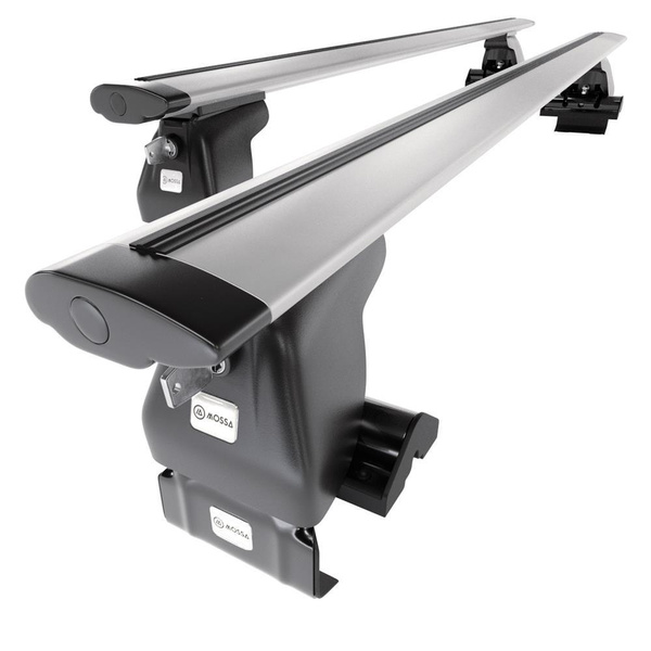 Basisrek voor het autodak voor Audi A8 D3 Limousine (2003-2010) - zilver Imperiaal - zonder bevestigingsmateriaal - Aluminium