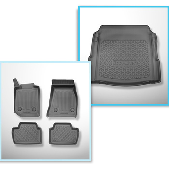 Set kofferbakmat en automatten TPE PREMIUM op maat gemaakt voor: BMW 2 G42, G87 