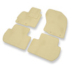 Velours automatten voor Citroen C-Crosser SUV (2007-2012) - beige