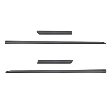 Zwarte zijlijsten voor Suzuki Swift Hatchback (3 deuren) - (2010-2016) - (lengte: 1187mm; 425mm)