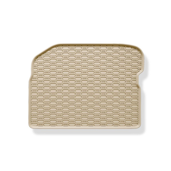 Rubberen matten voor de Volkswagen New Beetle Hatchback, Cabriolet (1998-2010) - beige - 4 stuks