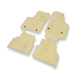 Velours automatten voor Opel Meriva A MPV (2002-2010) - beige