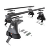 Basisrek voor het autodak voor Citroen C4 Hatchback (2010-2017) - zwart Imperiaal - zonder bevestigingsmateriaal - Staal