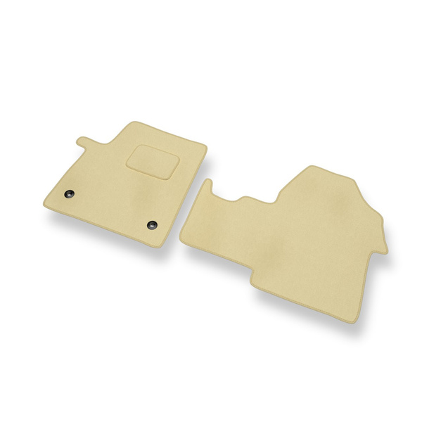 Velours automatten voor Citroen SpaceTourer Bestelwagen (2016-....) - beige