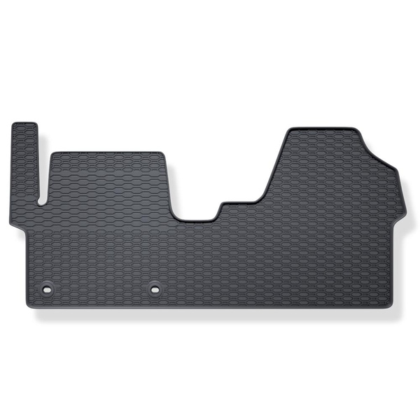 Rubberen matten voor de Opel Vivaro C Bestelwagen (2019-....) - zwart - 1 stuk