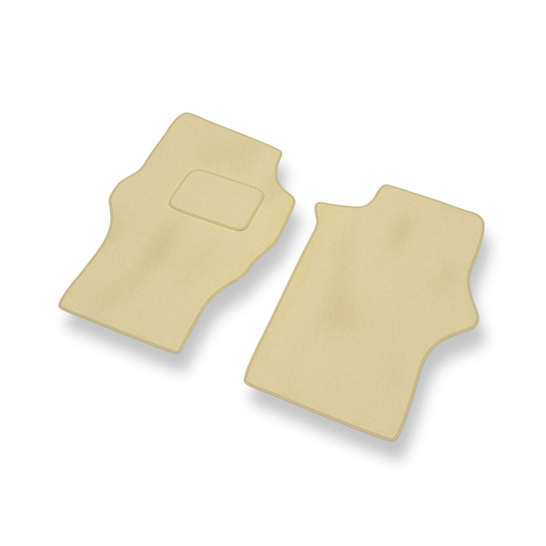 Velours automatten voor Mitsubishi L400 Bestelwagen (1994-2007) - beige