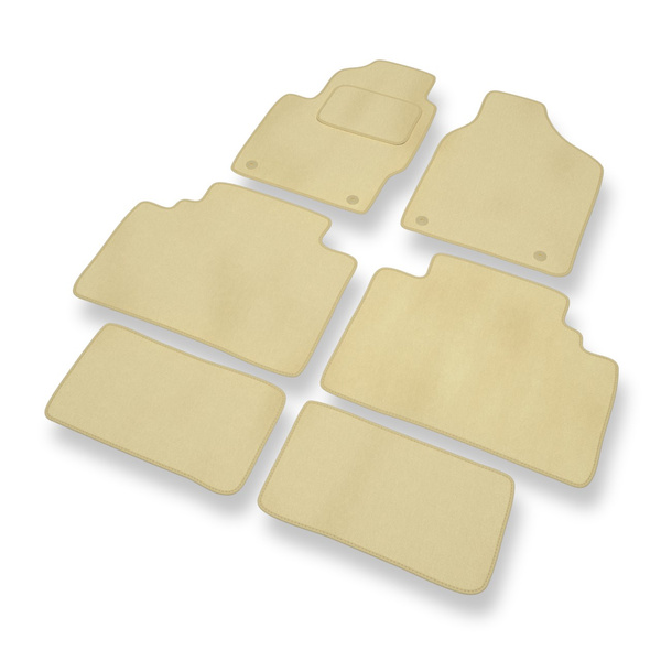 Velours automatten voor Ford Galaxy I MPV (1995-2000) - beige