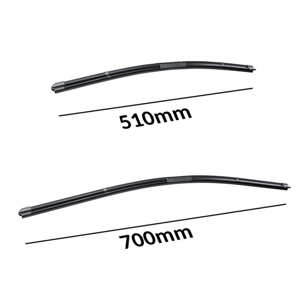 Auto ruitenwissers op de voorruit voor Audi Q7 4M SUV (01.2015-....) - vlak bladen