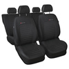 Op maat gemaakte hoezen voor Seat Leon I Hatchback (1999-2005) - pasvorm autostoelhoezen - autostoelbeschermer set - E4