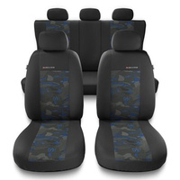 Een set universele autohoezen voor Ford Fiesta MK5, MK6, MK7, MK8 (1999-2019) - UNE-BL