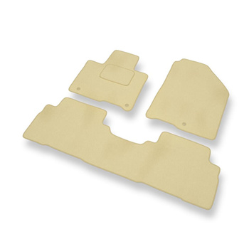 Velours automatten voor Kia Sorento III SUV (2014-2020) - beige