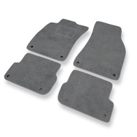 Velours automatten voor Audi A6 III C6 (2004-2006) - grijs