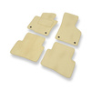 Velours automatten voor Volkswagen Passat B6 (2005-2010) - beige