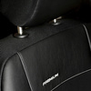 Op maat gemaakte hoezen voor Opel Movano B Bestelwagen (2010-2022) drie aparte stoelen - pasvorm autostoelhoezen - autostoelbeschermer set - zwart