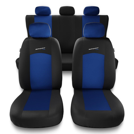 Een set universele autohoezen voor Fiat Doblo I, II, III, IV (2000-2019) - S-BL