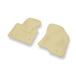 Velours automatten voor Kia Carens IV MPV (2013-2019) - beige