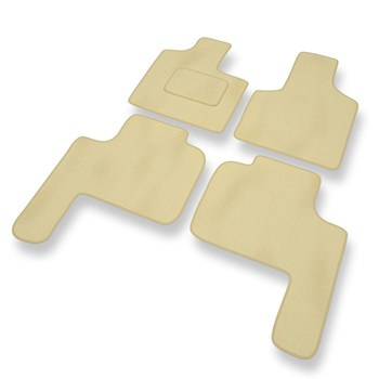 Velours automatten voor Chrysler Grand Voyager III MPV (1996-2000) - beige