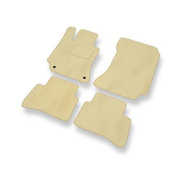 Velours automatten voor Mercedes-Benz E Klas W212 (2009-2016) - beige