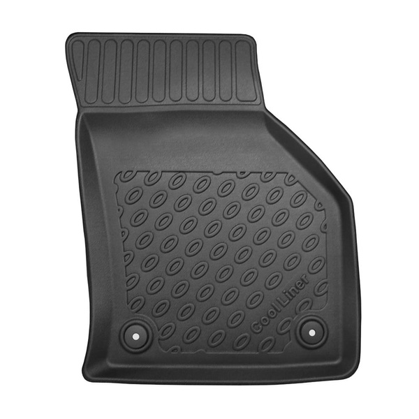 Set kofferbakmat en automatten TPE PREMIUM op maat gemaakt voor: Skoda Octavia III 5E Crossover (05.2013-05.2020) - bovenste bagageruimte (gelijke laaddrempel); met rechter en linker (verwijderbare) uitsparingen