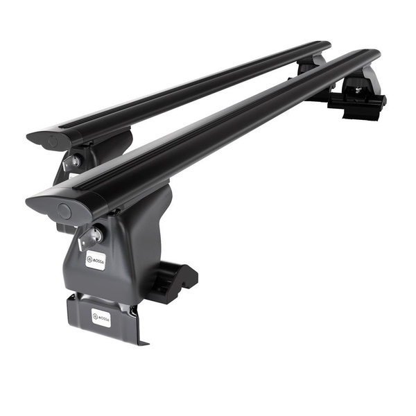 Basisrek voor het autodak voor Kia Carens mk II MPV (2002-2006) - zwart Imperiaal - zonder bevestigingsmateriaal - Aluminium