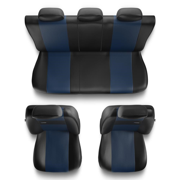 Een set universele autohoezen voor BMW 3 E36, E46, E90, F30, G20, G21 (1990-....) - XL-BL