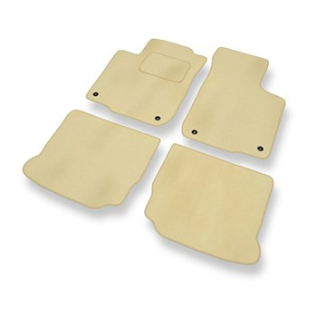 Velours automatten voor Volkswagen New Beetle I (1998-2005) - beige