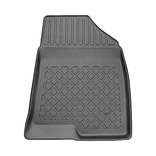 Set kofferbakmat en automatten TPE op maat gemaakt voor: Hyundai Kona II SUV (04.2023-....) - bovenste bagageruimte; de schuifvloer in de hoogste stand; met en zonder subwoofer; niet van toepassing voor de elektrische versie; ook met hybride aandrijving