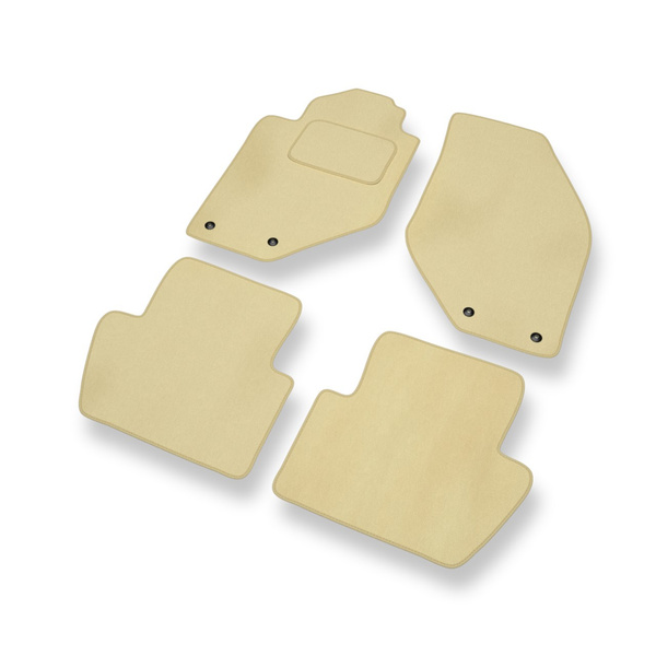 Velours automatten voor Volvo C70 I Coupé, Cabriolet (1997-2006) - beige