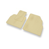 Velours automatten voor Renault Scenic II MPV (2003-2009) - beige