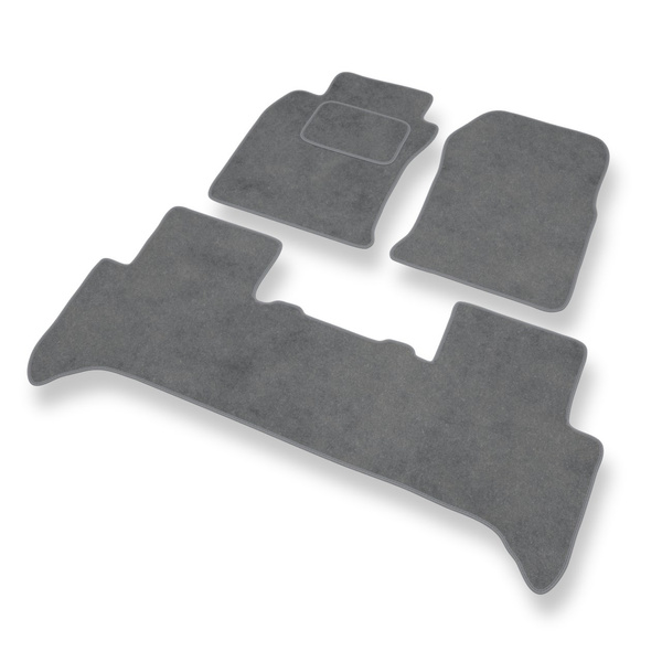 Velours automatten voor Toyota Land Cruiser J120 SUV (2002-2009) - grijs
