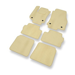 Velours automatten voor Opel Zafira B MPV (2005-2012) - beige