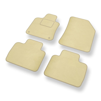 Velours automatten voor Peugeot 508 II Sedan, SW (2018-....) - beige