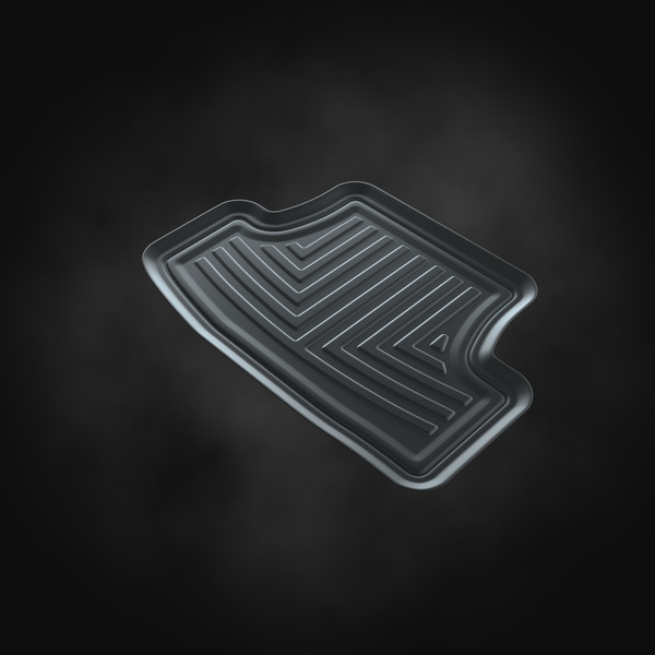 Rubberen matten voor de Seat Leon III Hatchback, Sportstourer (2012-2020) - zwart - 4 stuks