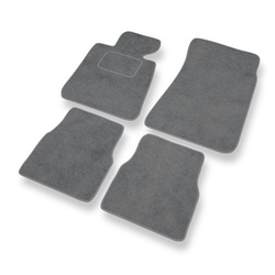 Velours automatten voor BMW 3 M3 I E30 Coupé, Cabriolet, Limousine, Touring (1985-1992) - grijs