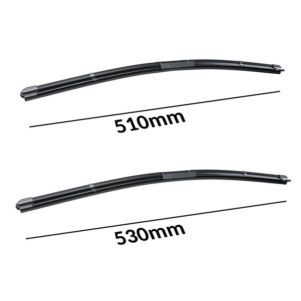 Auto ruitenwissers op de voorruit voor BMW Z4 E85, E86 Coupé, Roadster (10.2002-07.2007) - vlak bladen